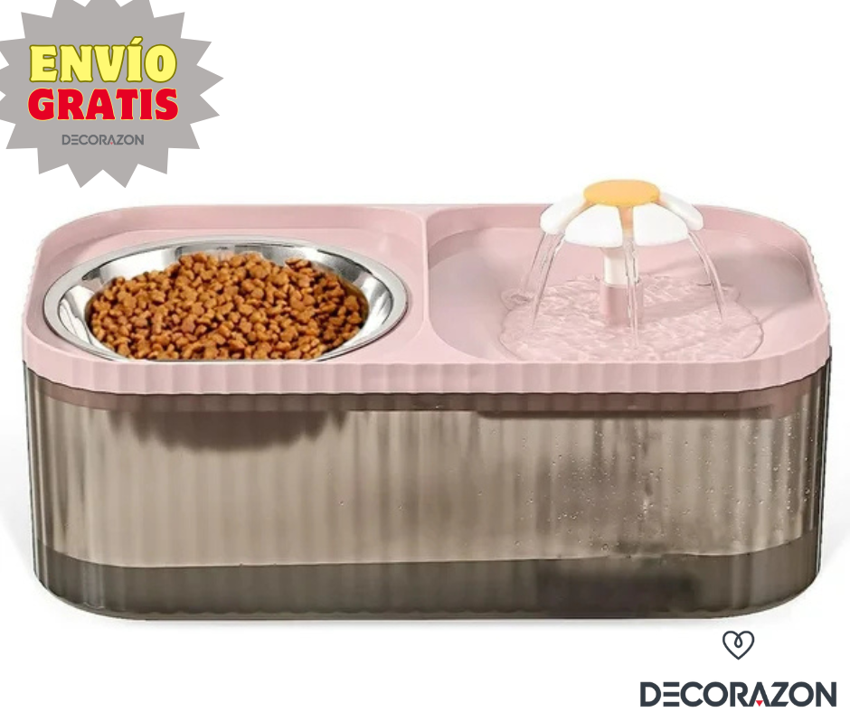 Fuente para Mascotas con Comedero