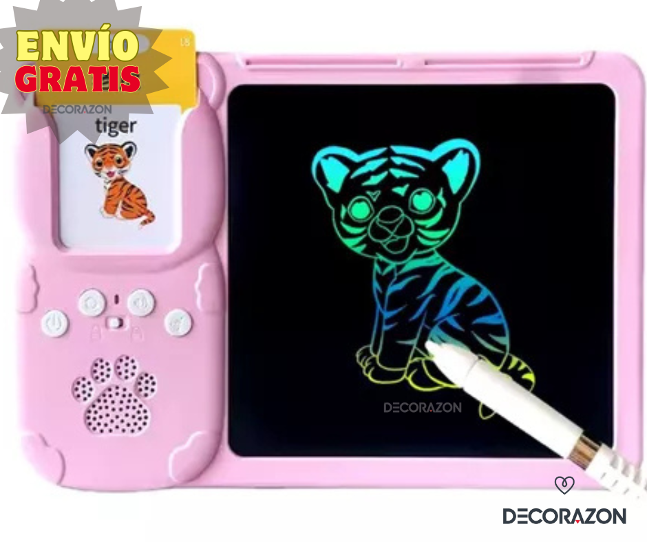 Tablero LCD Didáctico + 255 Tarjetas