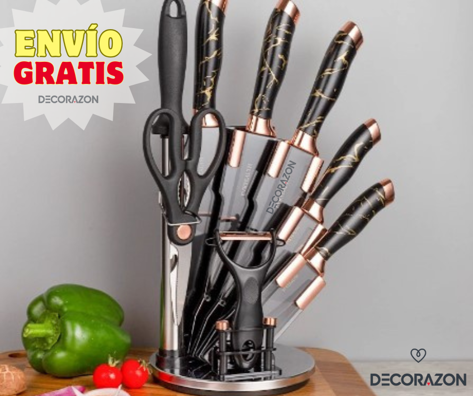 Set de Cuchillos de Acero Inoxidable