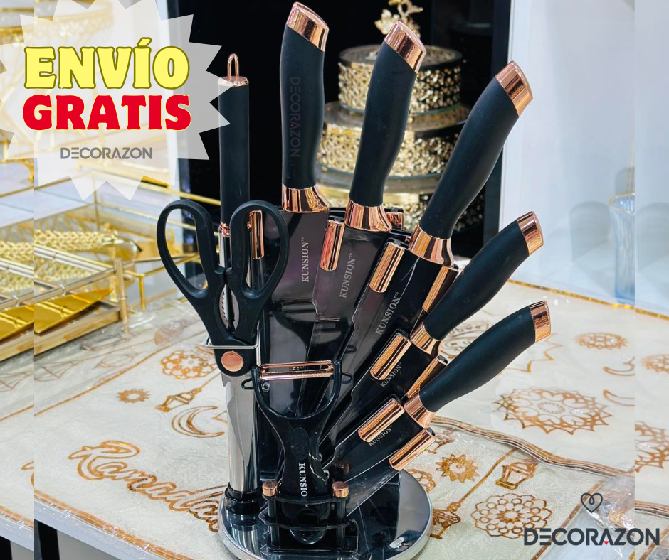 Set de Cuchillos de Acero Inoxidable