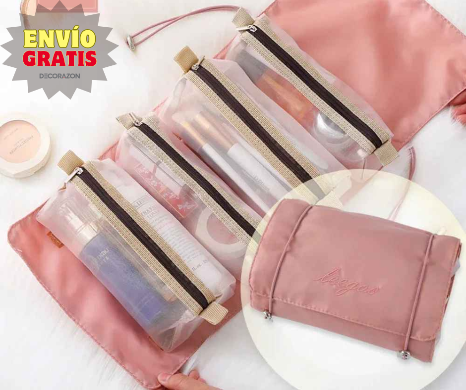 Cosmetiquera de Viaje Plegable 4 en 1