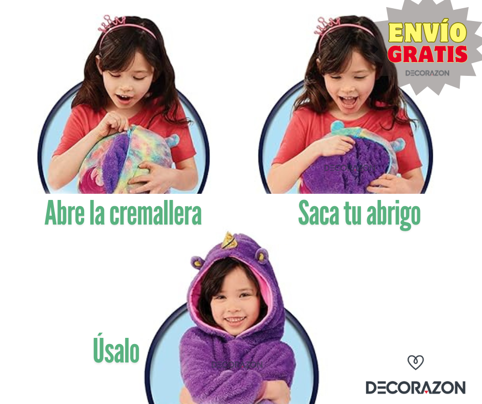 Huggle Pets: Peluche, Almohada y Abrigo en Uno