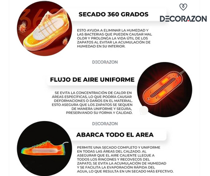Secador y Calentador Eléctrico de Zapatos