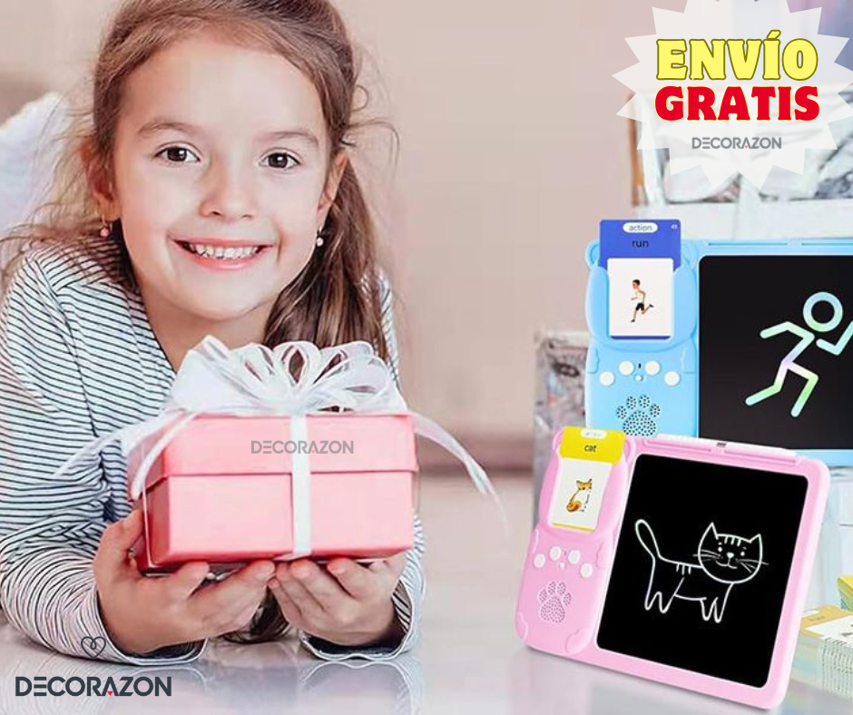 Tablero LCD Didáctico + 255 Tarjetas