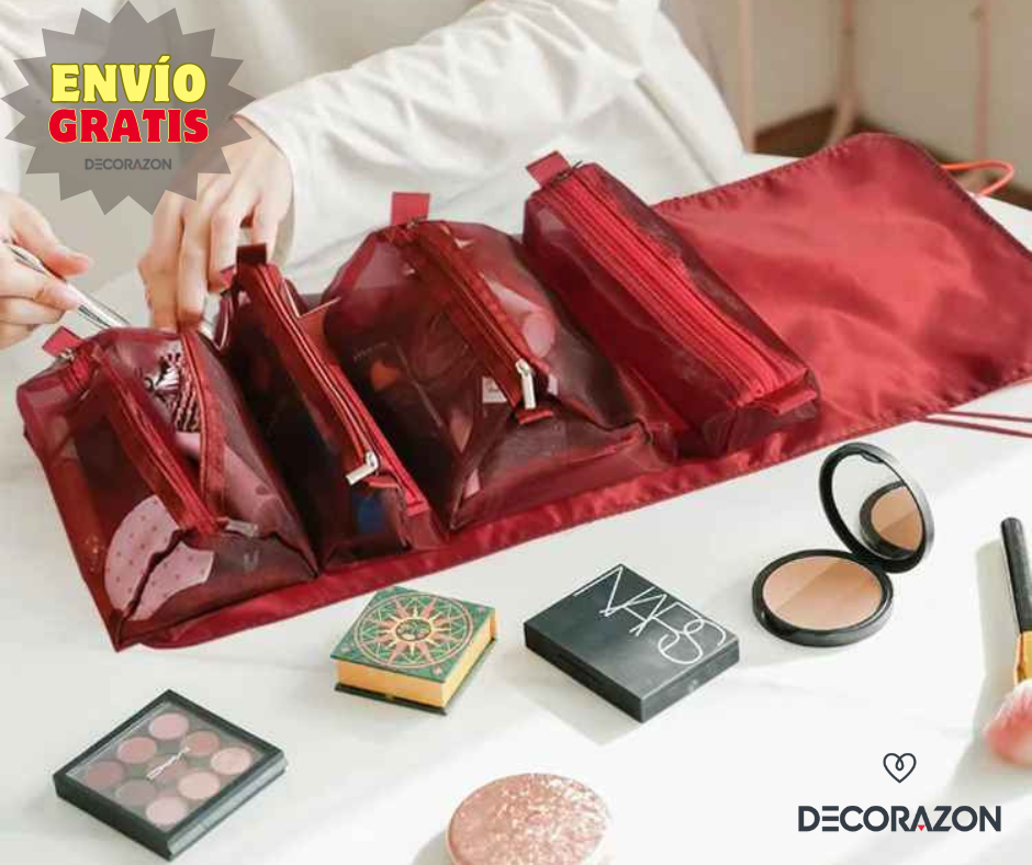 Cosmetiquera de Viaje Plegable 4 en 1