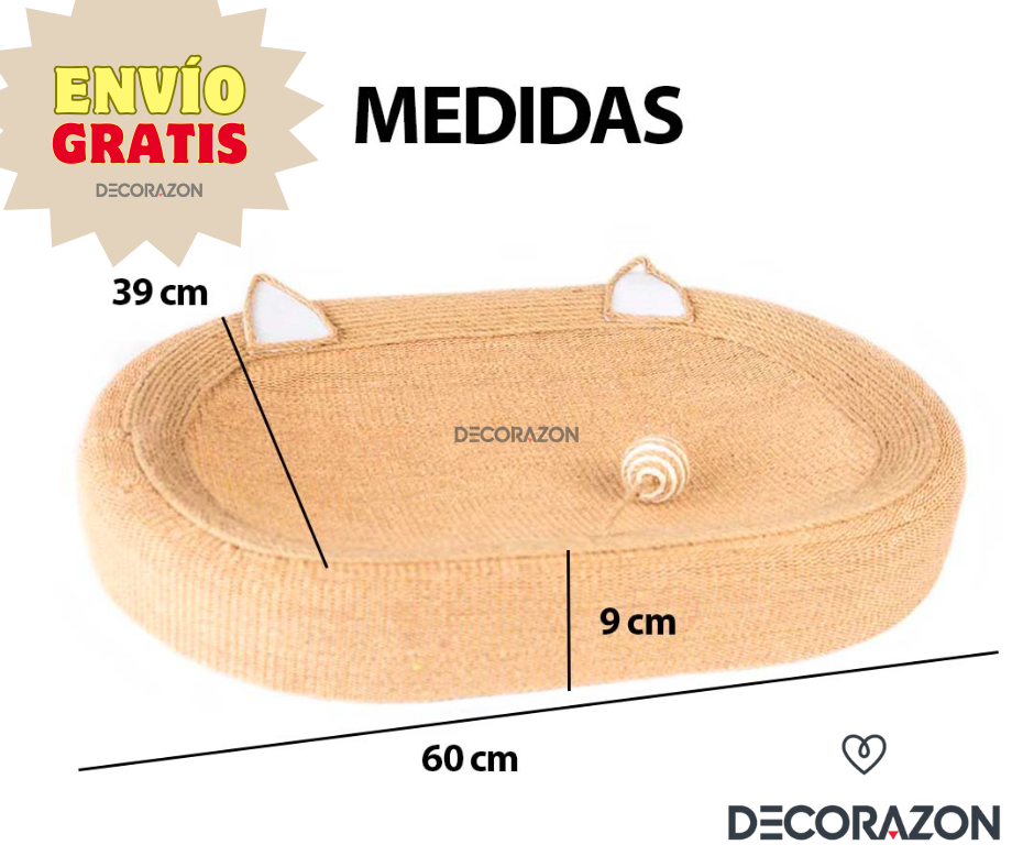 Rascador y Cama Para Gatos
