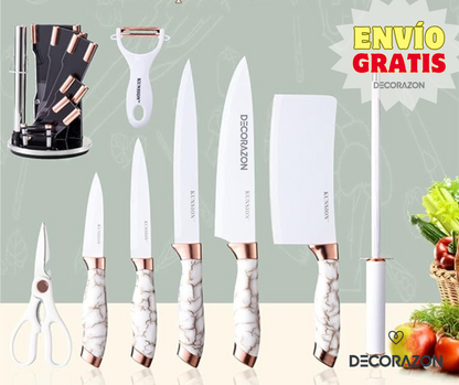 Set de Cuchillos de Acero Inoxidable