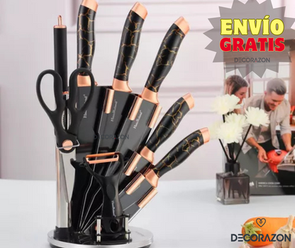 Set de Cuchillos de Acero Inoxidable