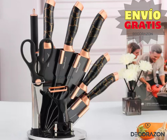 Set de Cuchillos de Acero Inoxidable