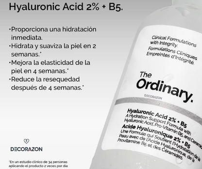 The Ordinary - Ácido Hialurónico 2% + B5