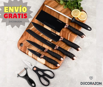 Set de Cuchillos de Acero Inoxidable
