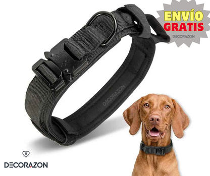 Collar Táctico Ajustable Para Perro Mediano y Grande