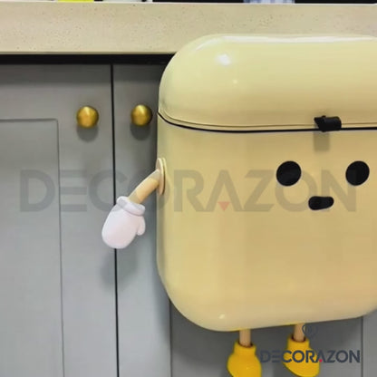Papelera Colgante con Diseño Animado Trashito